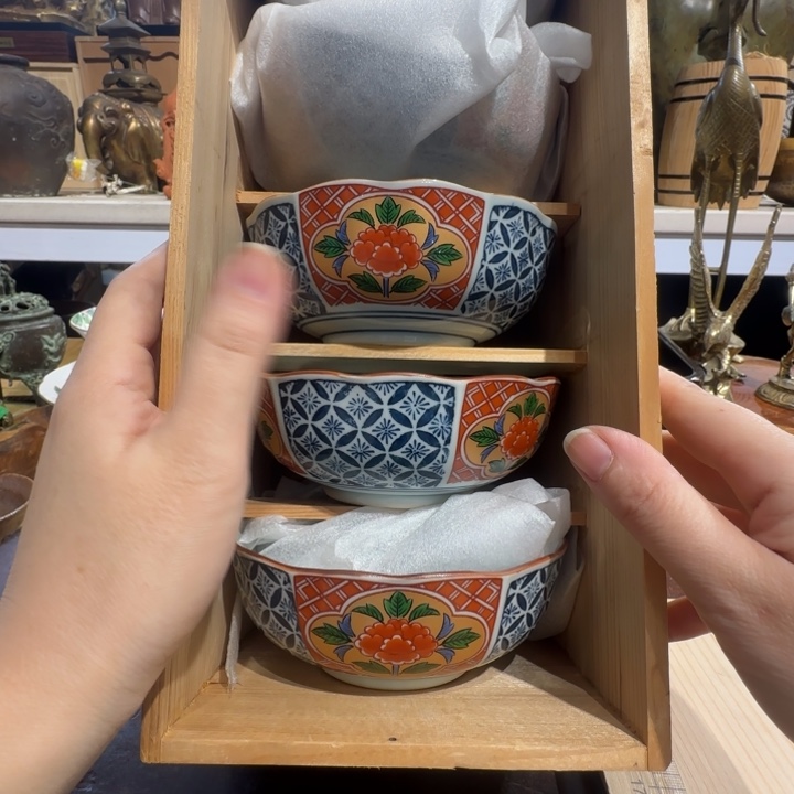 茶盏古古回流瓷器摆件16