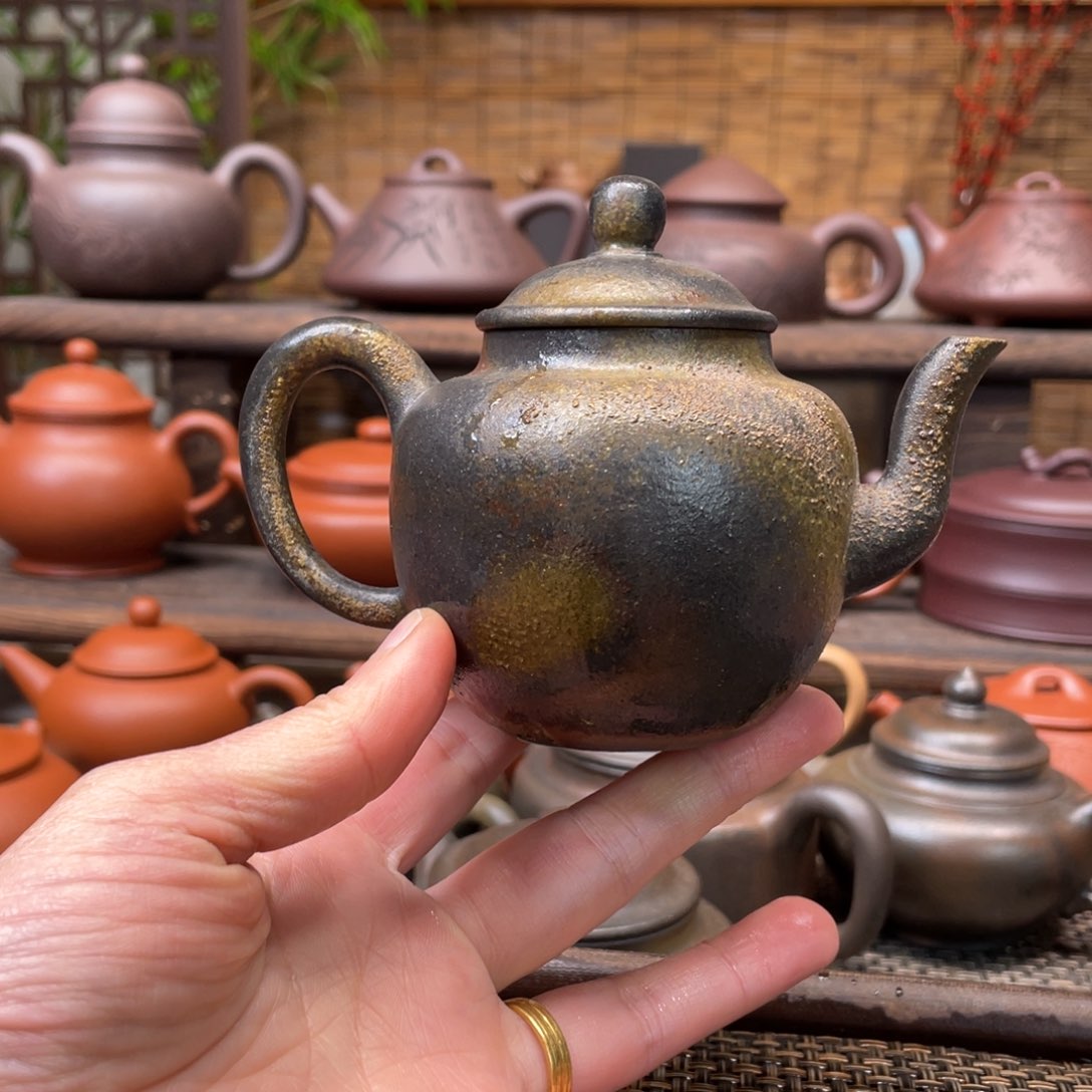 紫砂茶壶宜兴原矿紫砂手工制全180