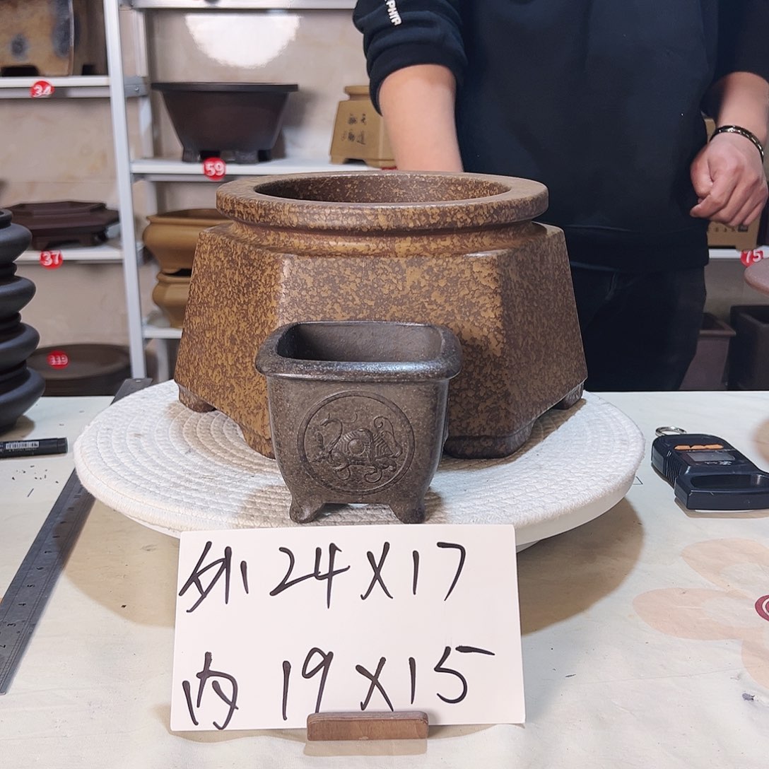 紫砂花盆紫砂花盆