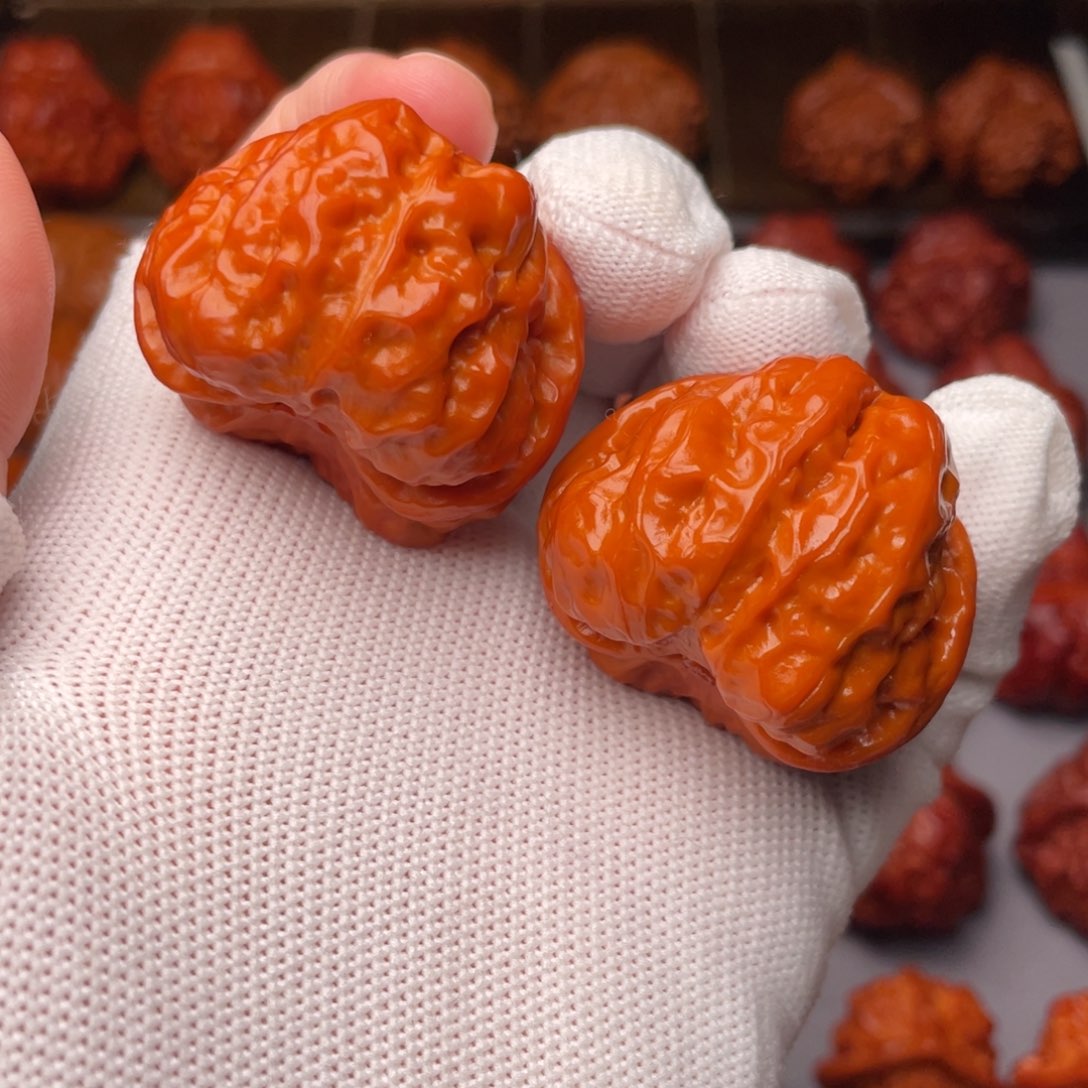 文玩核桃把件蛤蟆头38