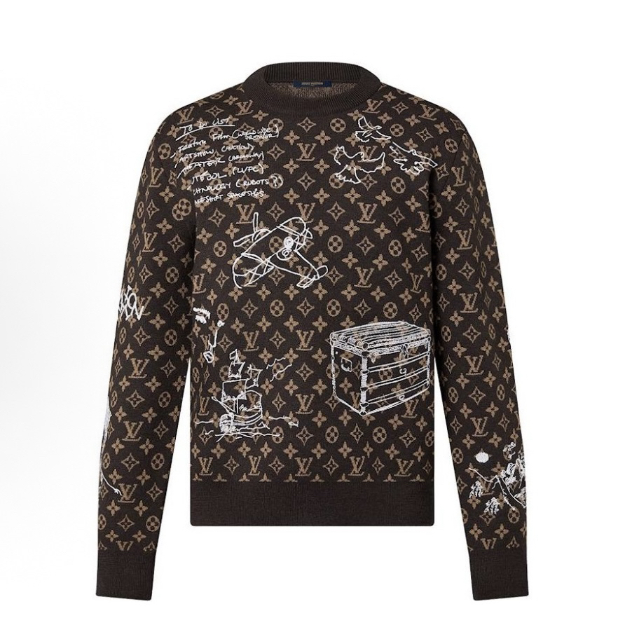 未使用 LouisVuitton/路易威登 和平鸽 硬箱卫衣 L码 md1924