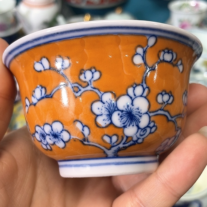 景德镇陶瓷主人杯13344