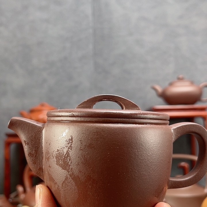 紫砂茶壶8*8四号井底槽清