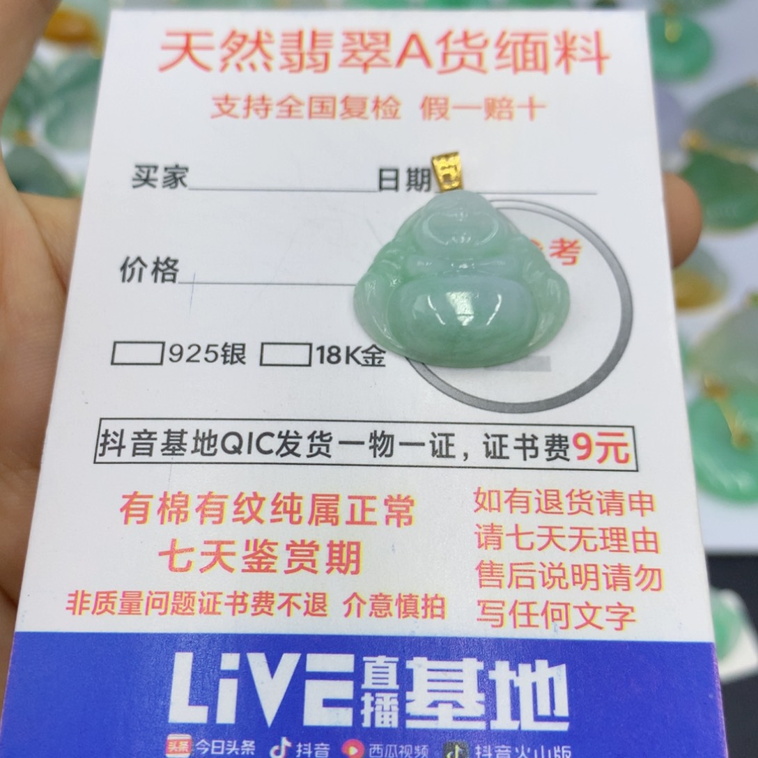 翡翠颈饰未镶嵌翡翠