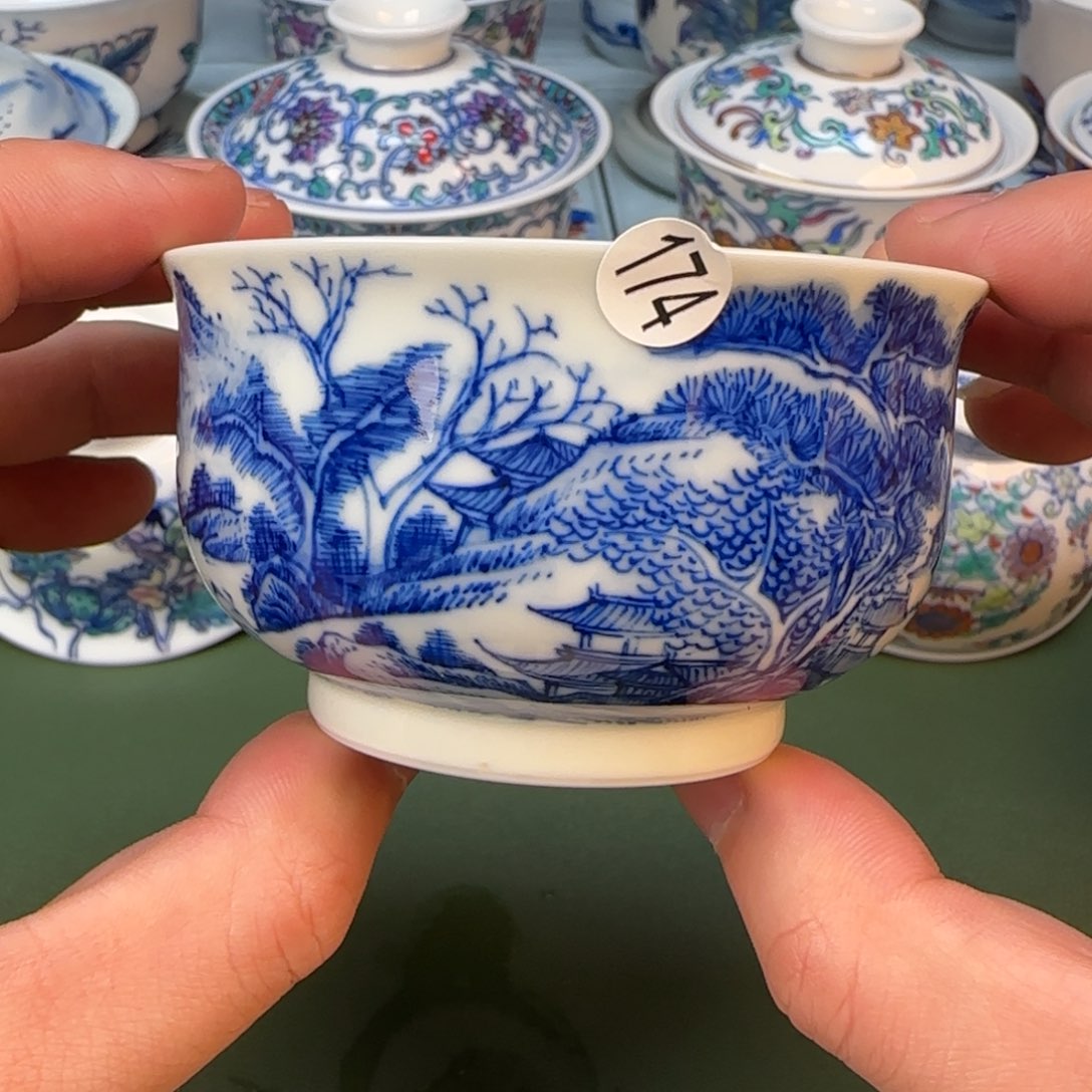 彦祖纯手工手绘茶具174