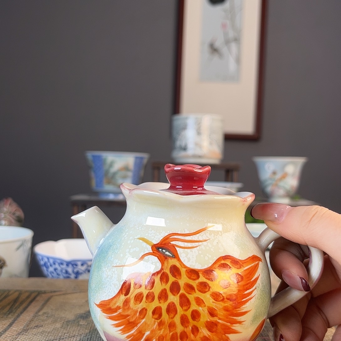 杯景德镇陶瓷茶杯多人