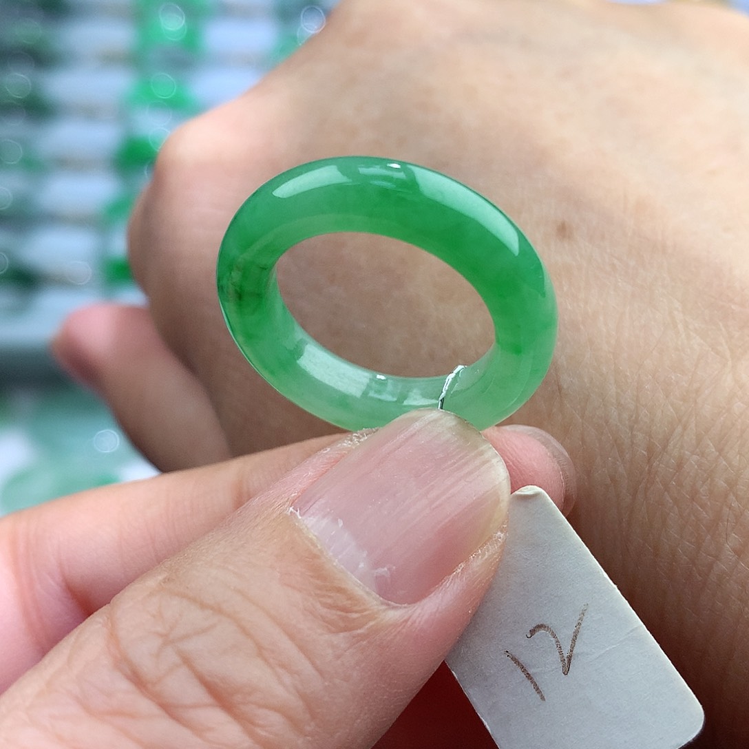 未镶嵌戒指翡翠12号