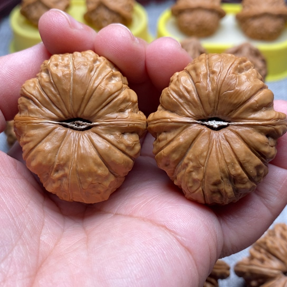 文玩核桃把件40肉球南瓜
