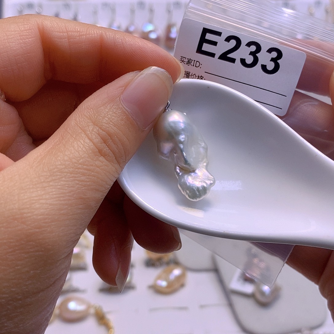 淡水珍珠颈饰银S925镶嵌