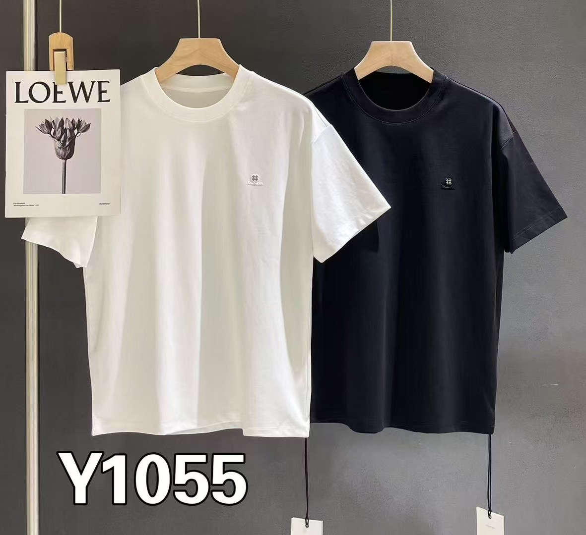 Y1055圆领时尚短袖夏季印花潮流T恤