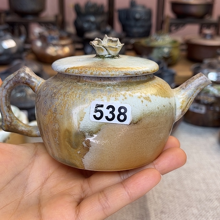 裸柴烧陶瓷手工茶器