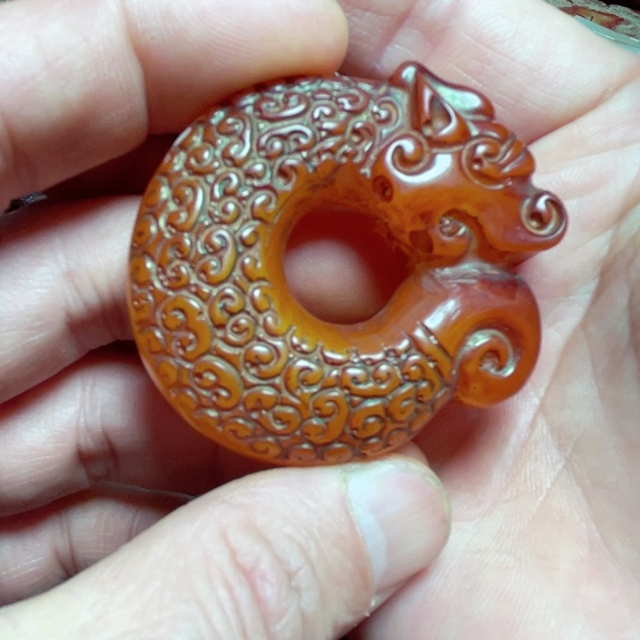 滴血莲花菩提把件