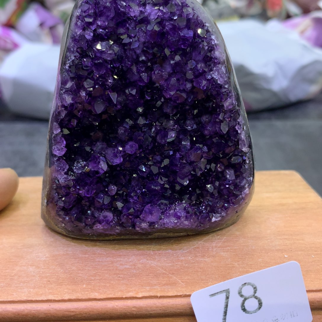 水晶摆件未镶嵌紫晶78