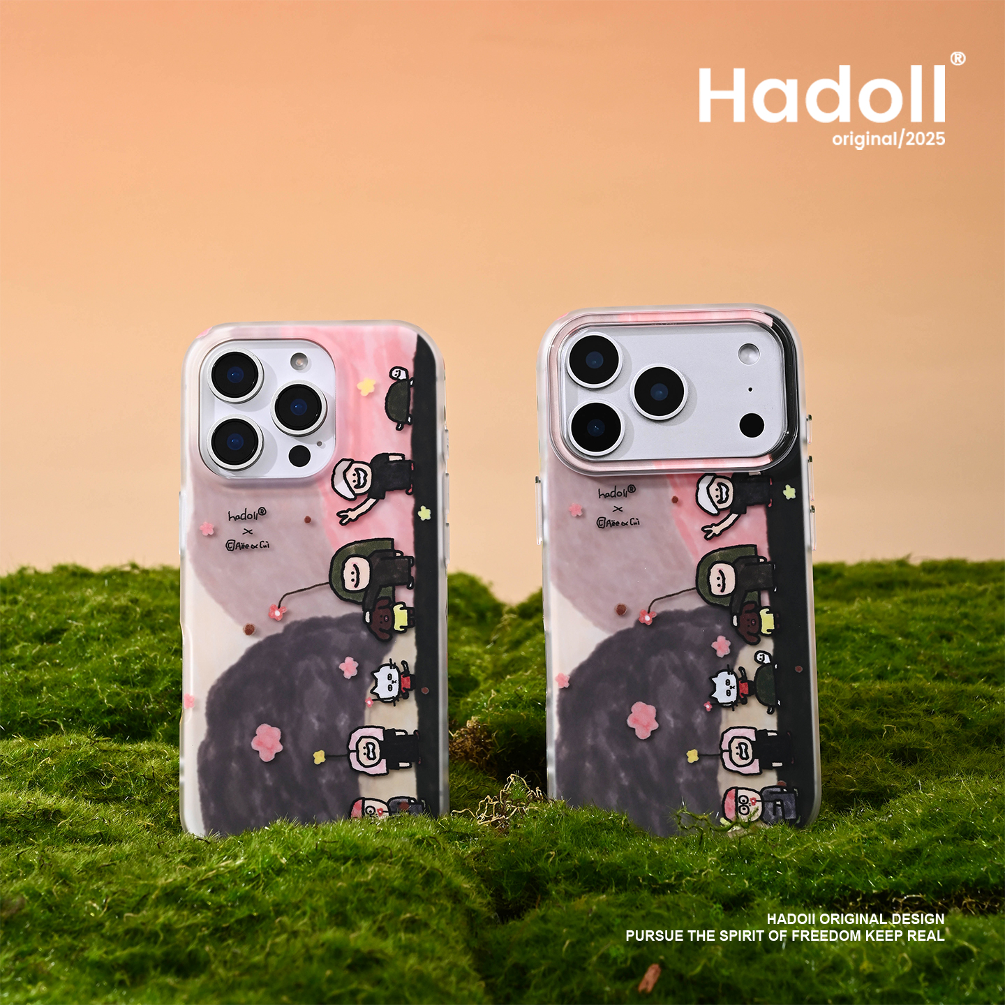 HaDoii新全家福iPhone17/16/15系列手机壳艺术家联名插画适用苹果