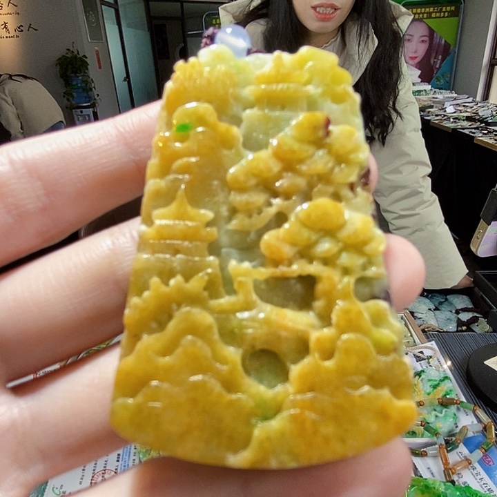 颈饰未镶嵌翡翠翡翠