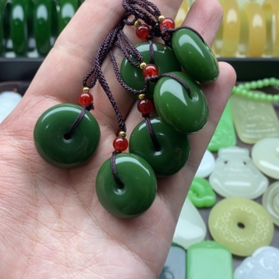 天然精品平安扣吊坠