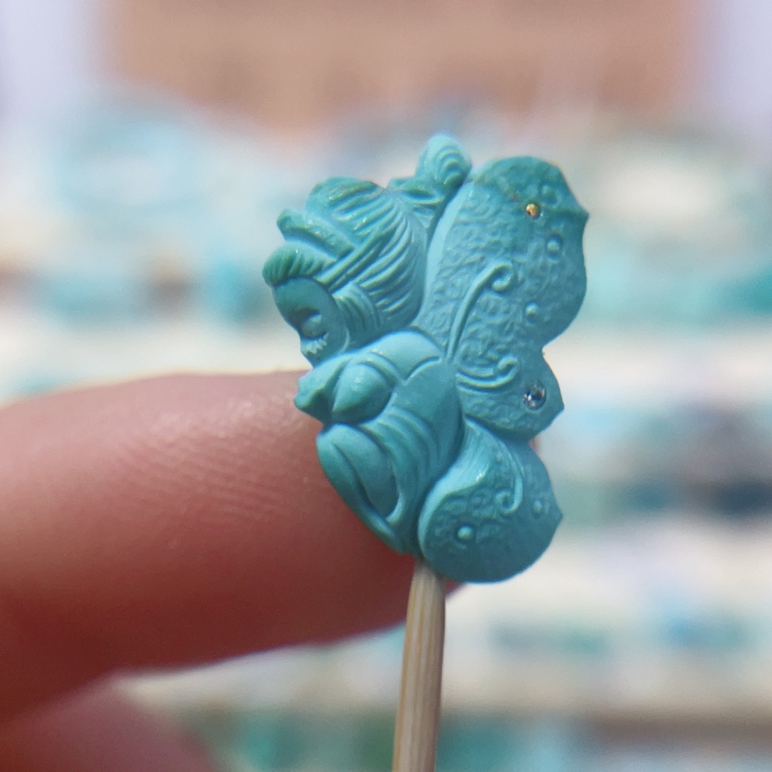 绿松石珠宝奇石未镶嵌