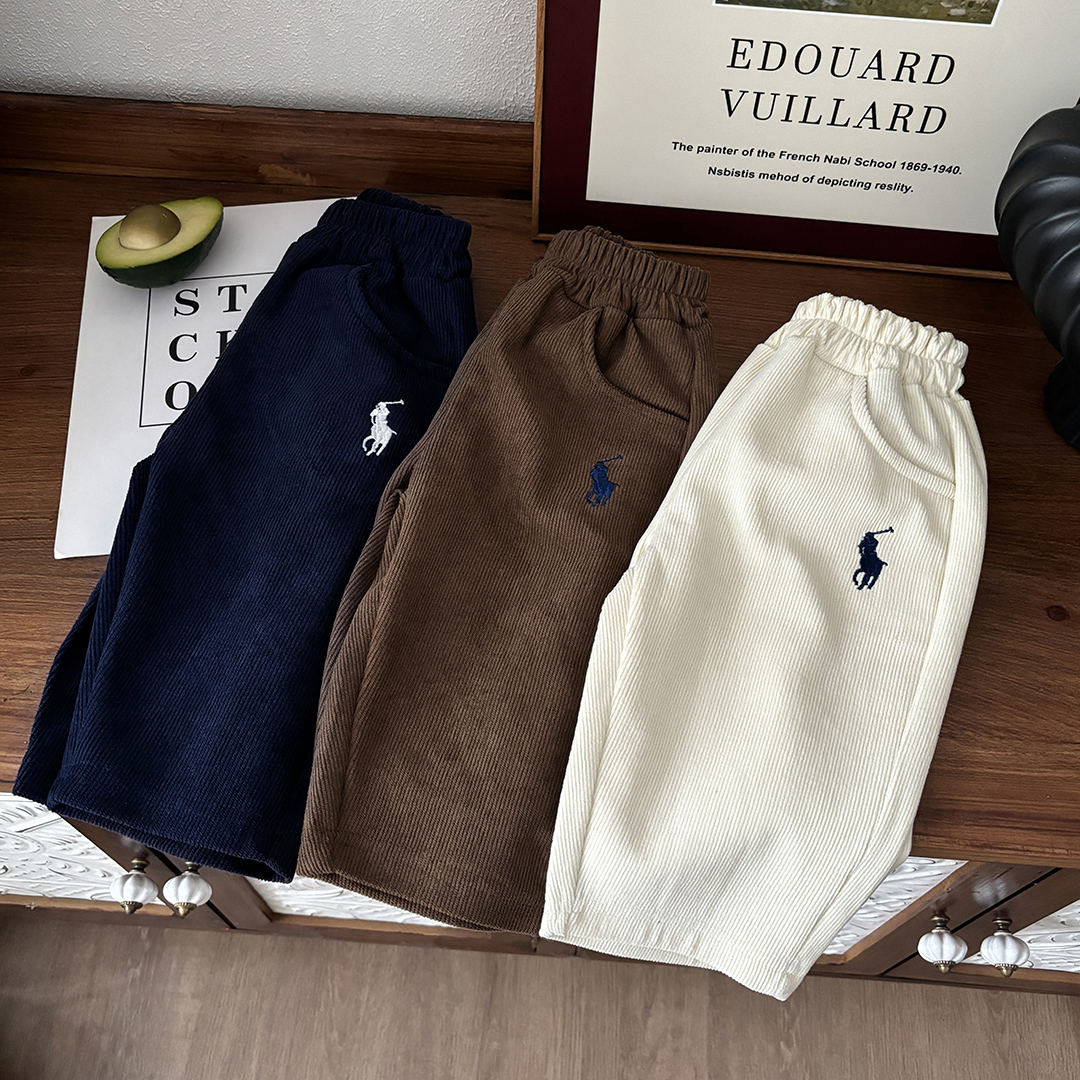 秋冬新款儿童宽松休闲洋气韩版灯芯绒长裤休闲裤男女童宝宝裤子