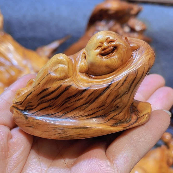 柏木深*海崖柏雕刻乐乐