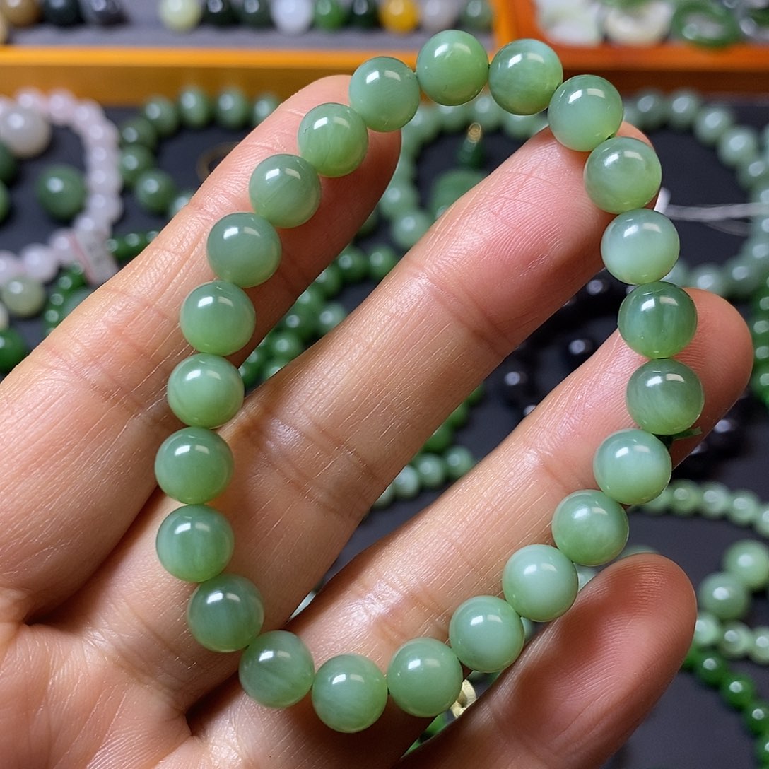 和田玉未镶嵌手链