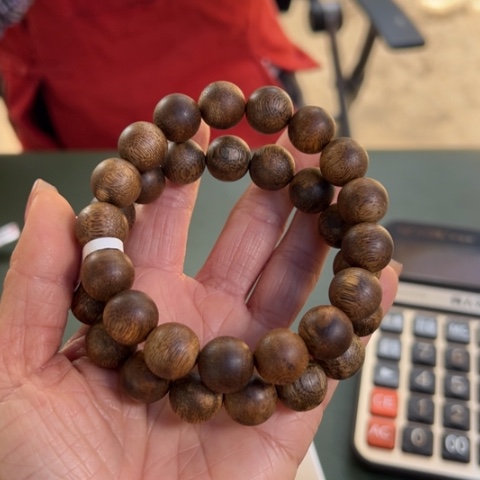 沉香手串金沙叶12克卡1.3多样性发1条