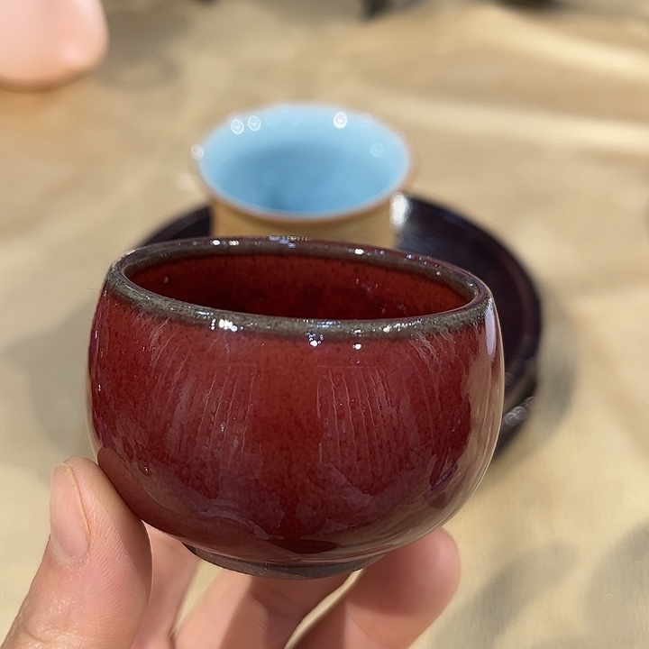 钧瓷杯子2只，钧瓷杯子2只