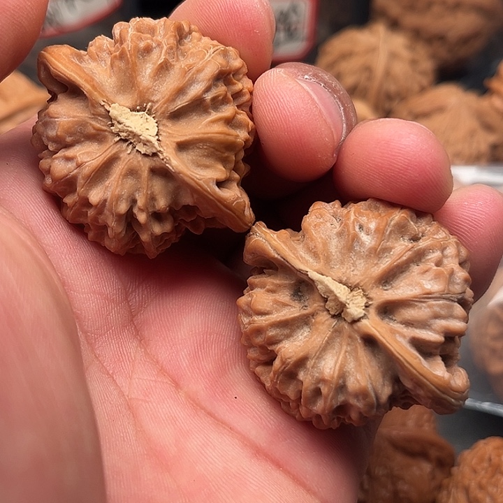 艾***神文玩核桃把件宫灯46