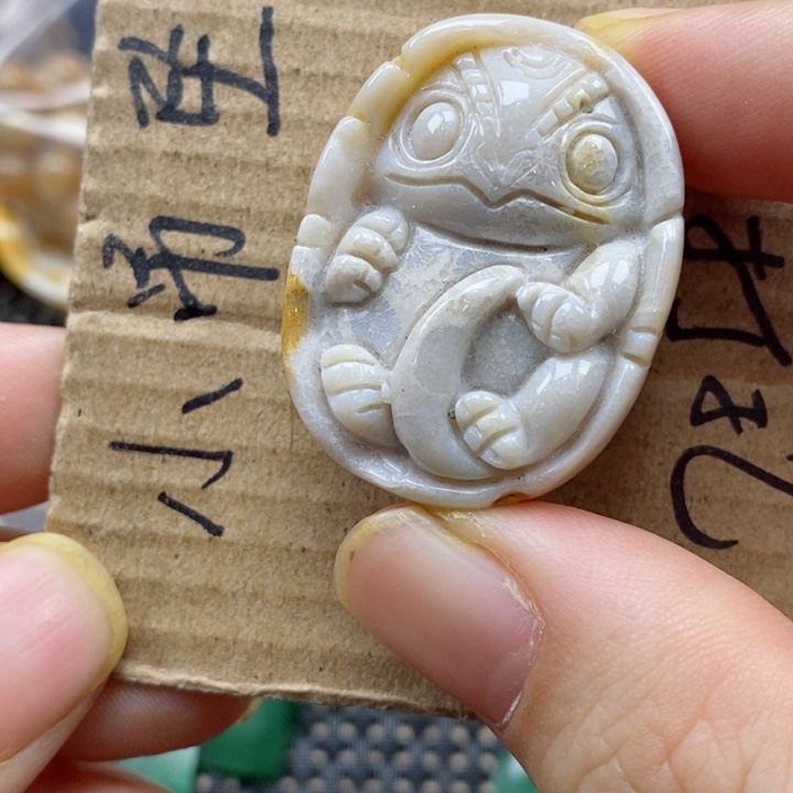 硅化珊瑚（珊瑚玉）颈饰未镶嵌