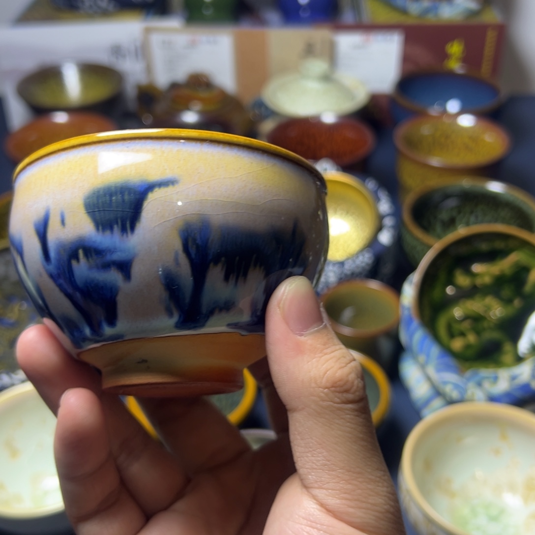 茶盏建阳建盏喝茶主人杯