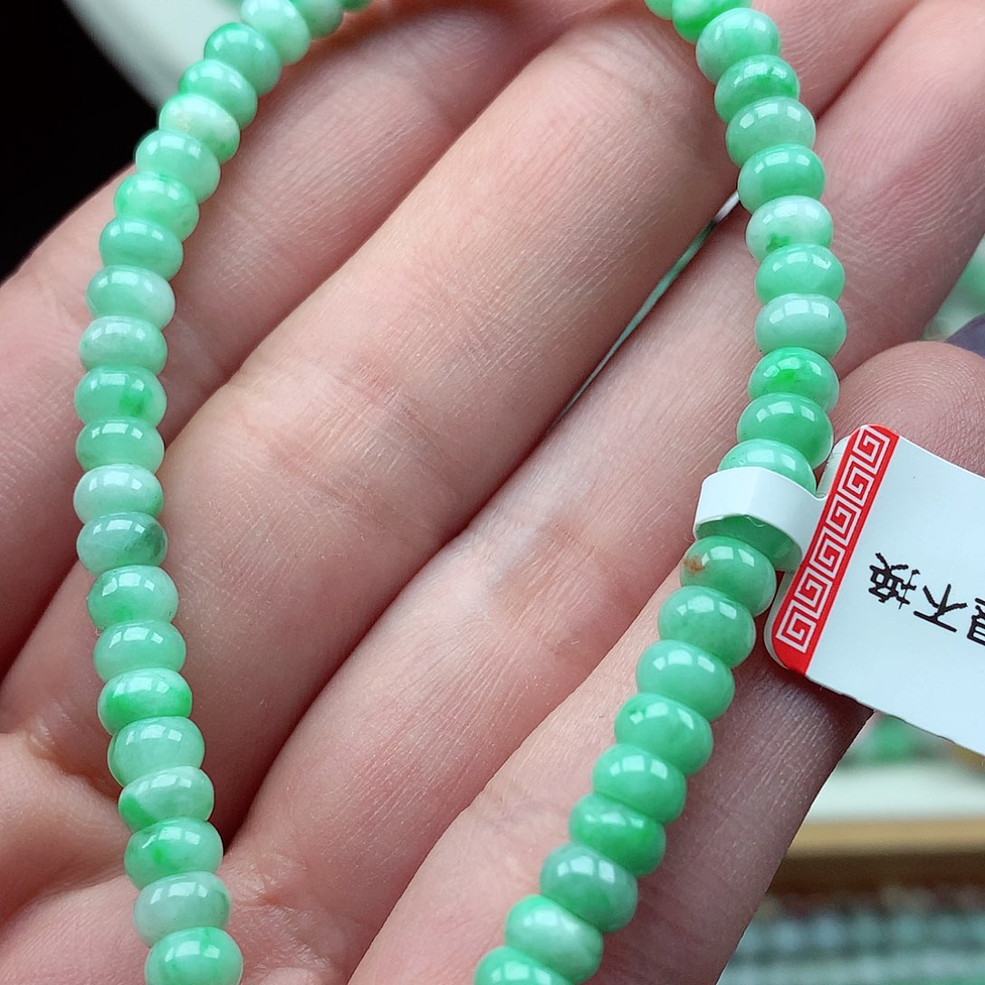 翡翠未镶嵌项链翡翠