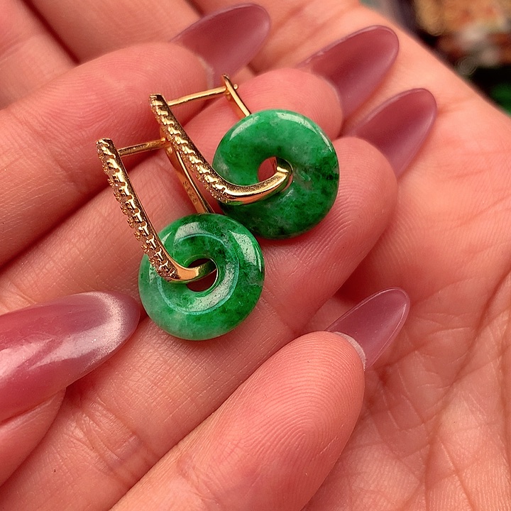 翡翠银S925镶嵌颈饰翡翠