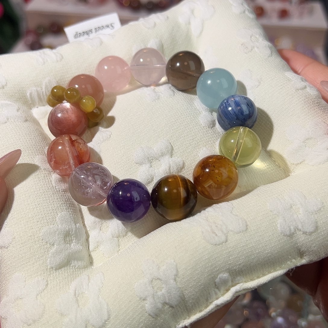 合金水晶手链天然水晶水晶