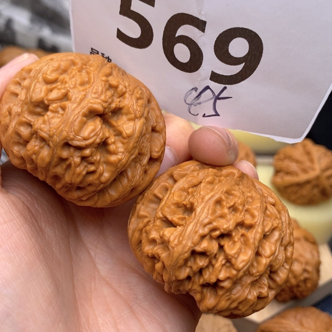 文玩核桃把件569号45粗筋