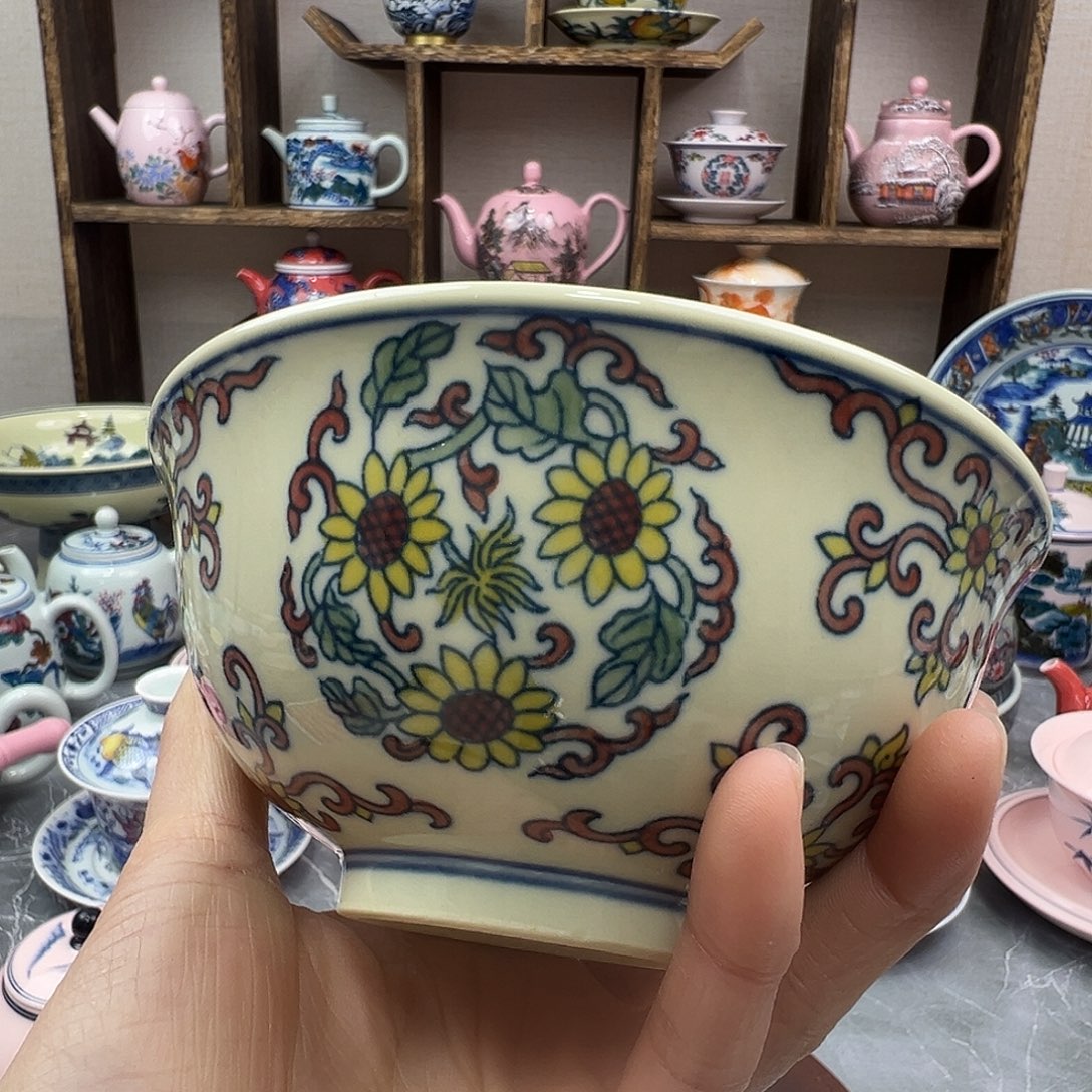 摆件陶景德镇陶瓷567老厂瓷44