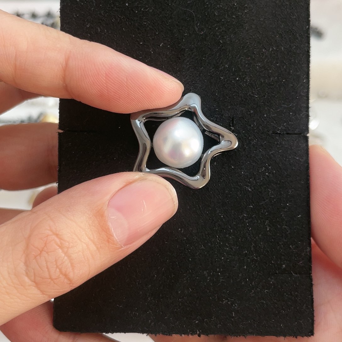 海水珍珠吊坠(不含链)银S925镶嵌