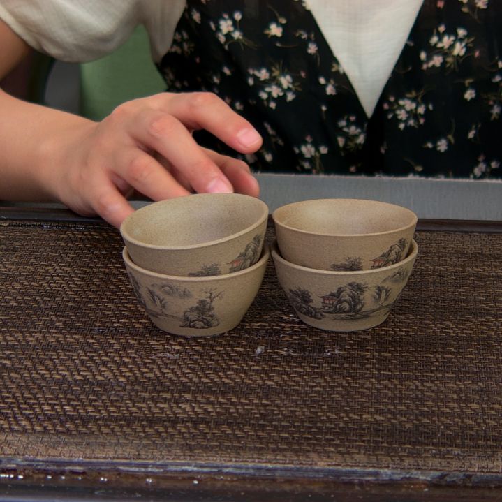 茶杯紫砂高货放漏