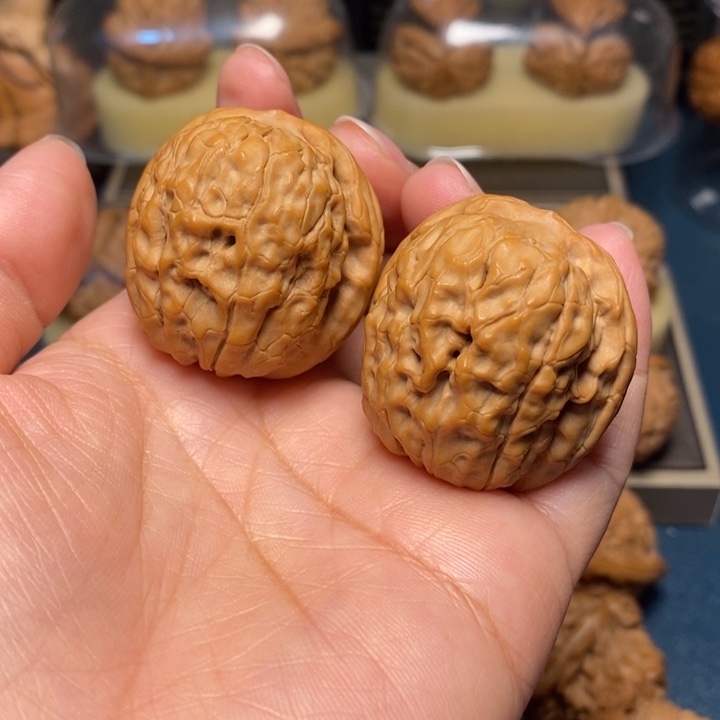 【闪购商品】文玩核桃把件甲骨文