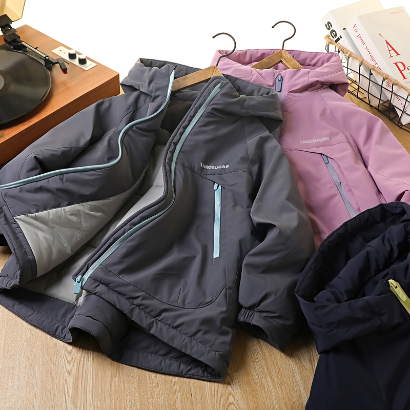 男童防风棉服外套秋冬新款中大童儿童装夹棉加厚休闲棉袄6994