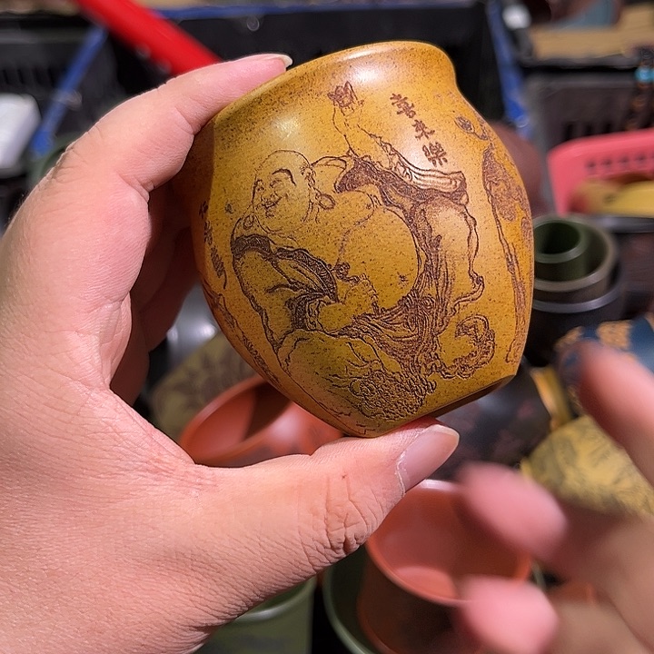 茶杯紫砂全手工紫砂主人杯