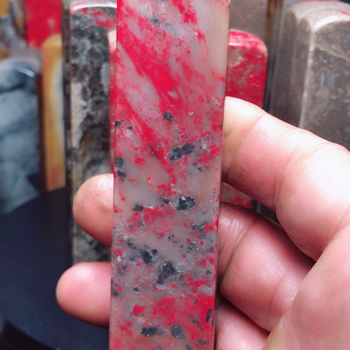 【闪购商品】昌化石印石昌化冻地鸡血石印章