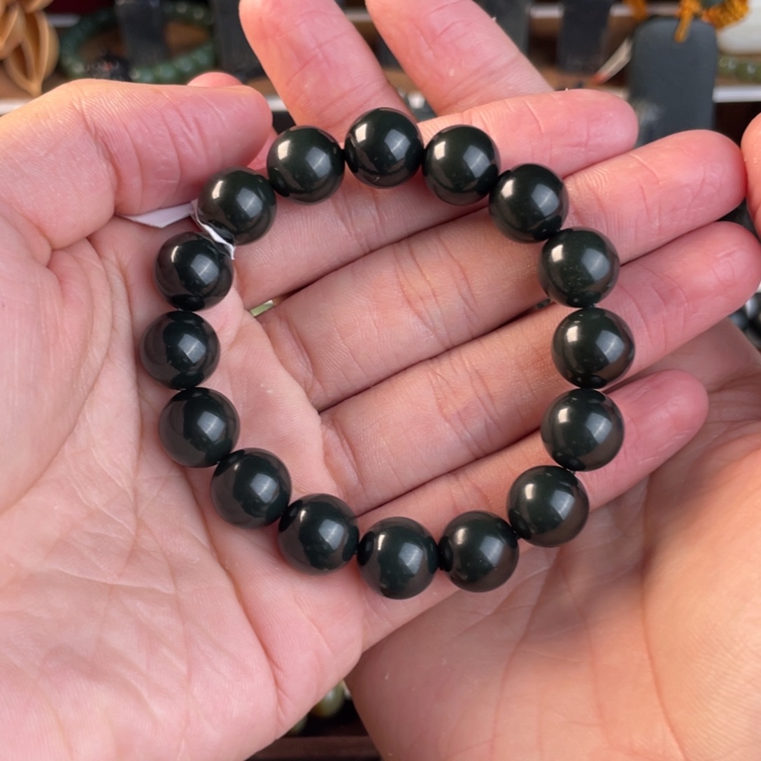 和田玉手链未镶嵌蓝**云