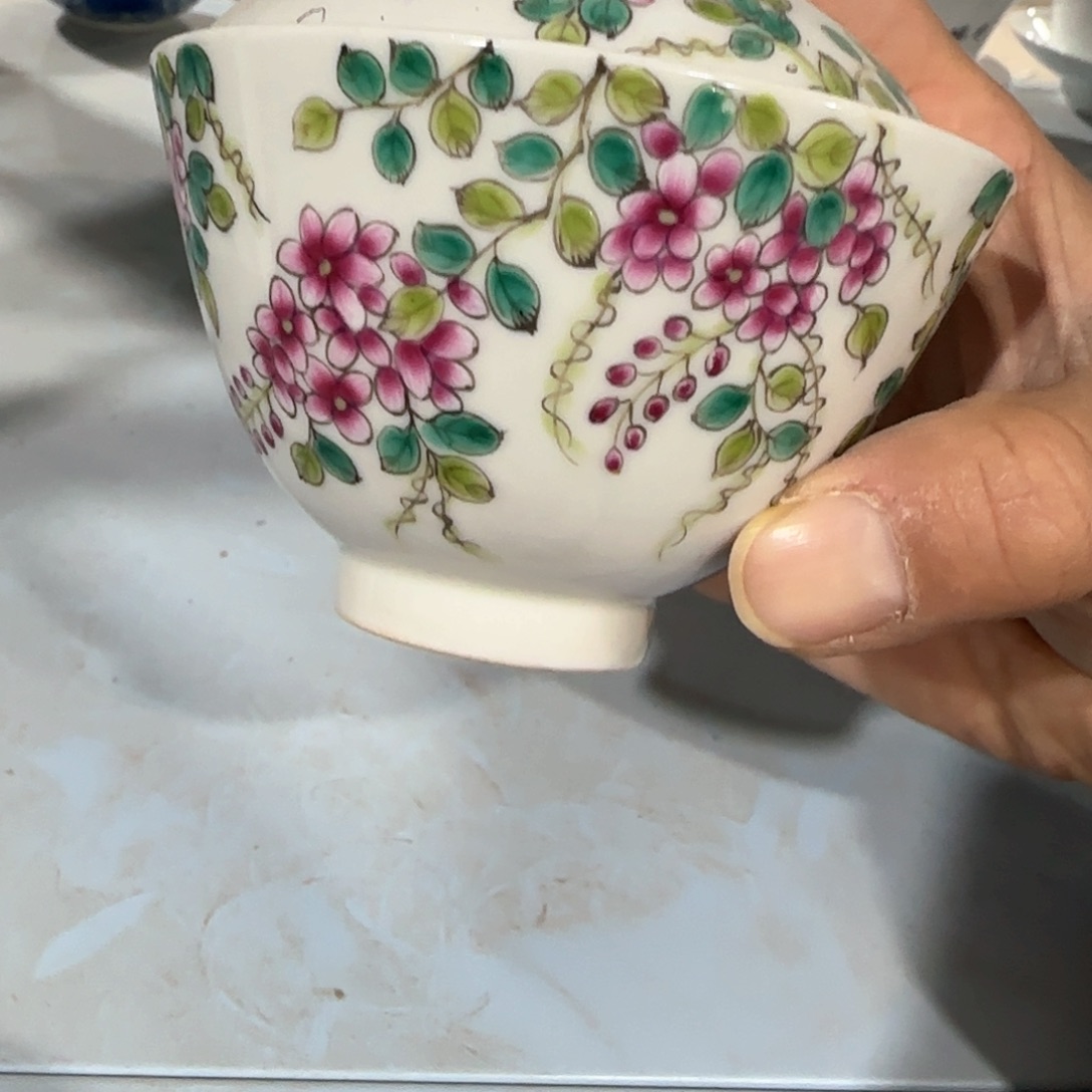 瓷片摆件手绘瓷器全部处理