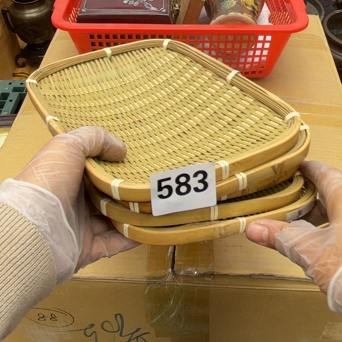 瓷片摆件工艺品摆件666 
