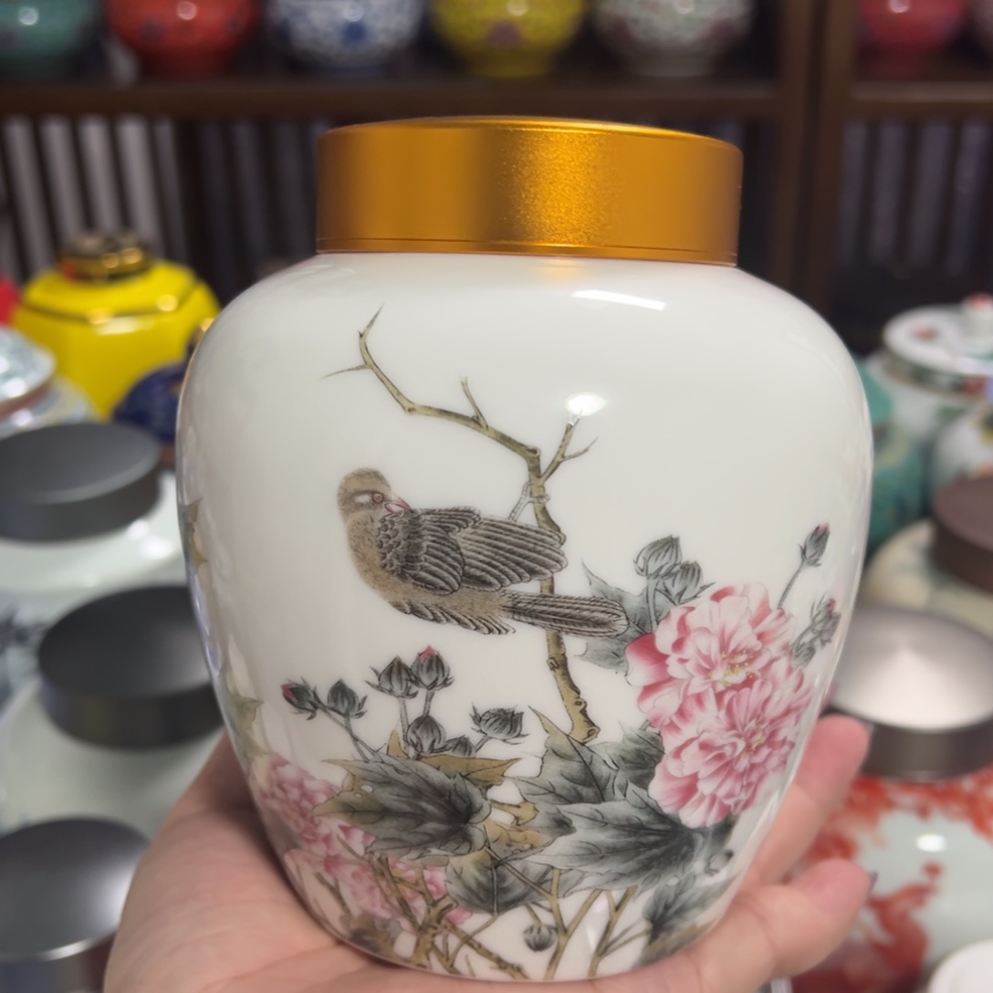陶瓷密封罐茶叶罐