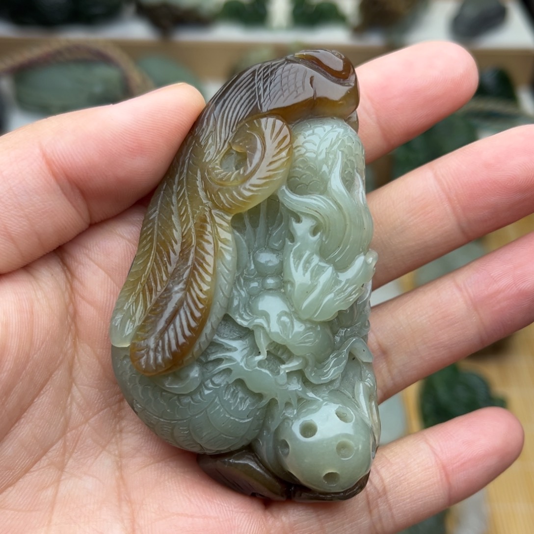 和田玉颈饰未镶嵌