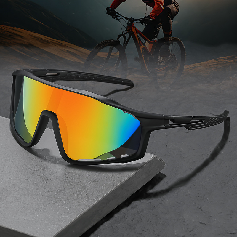 骑行眼镜变色日夜两用防风沙夜骑眼镜跑步眼镜男女款户外运动眼镜