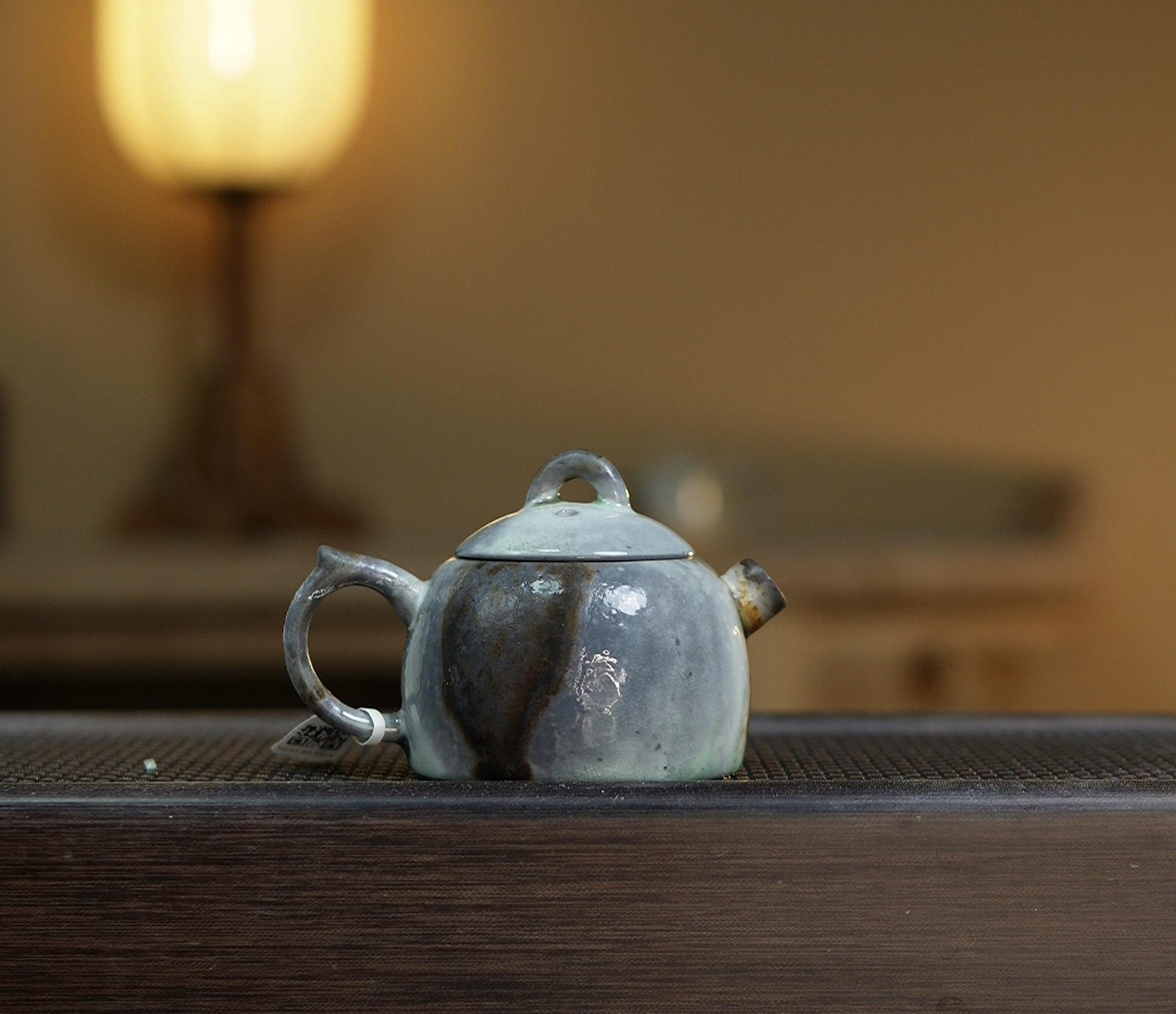 夸烧柴烧 林光星制 秦权壶 裸烧自然落灰纯手工制作泡茶130cc