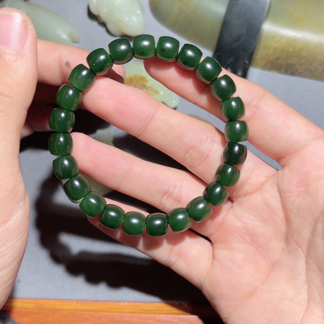 和田玉手链未镶嵌