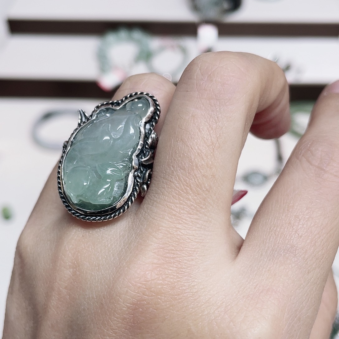 足银925银镶嵌戒指