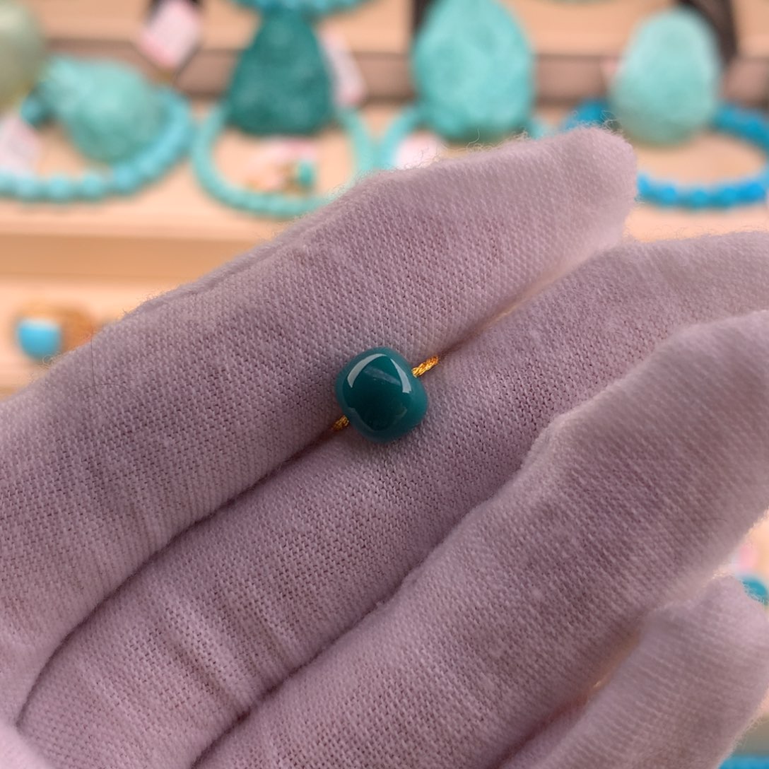 绿松石珠宝奇石未镶嵌7.6-6.6